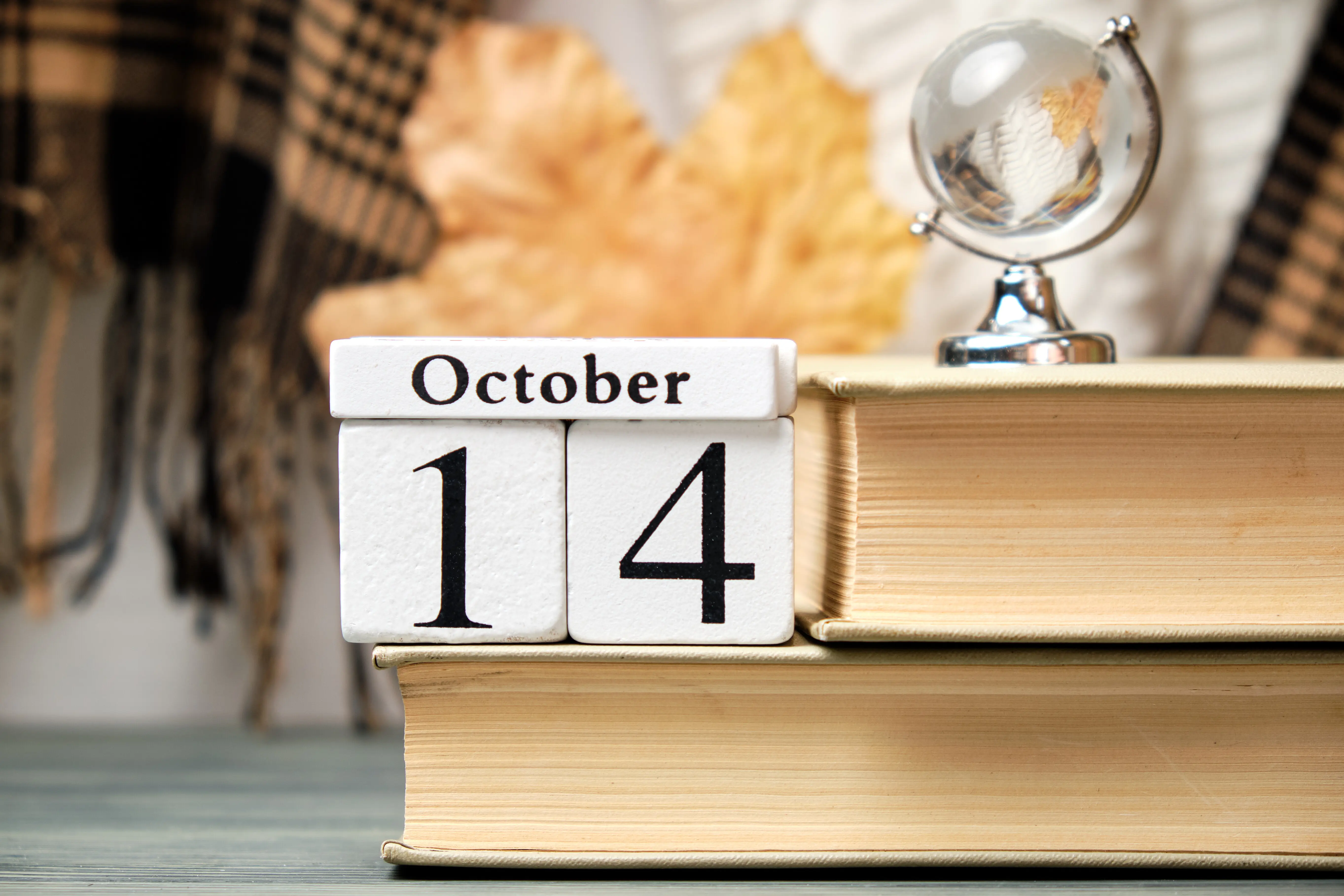 Vierzehnter Tag des Herbstmonats Oktober im Kalender